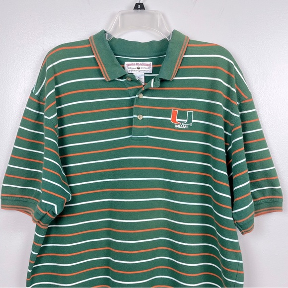 Bocca Classics Miami Hurricanes Polo Size XL; College Football, Sports, The U - Picture 2 of 10